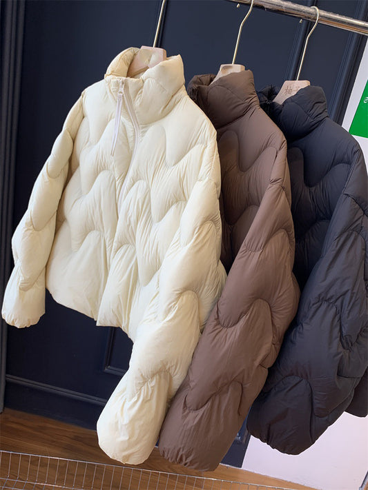 Stain-proof puff down jacket
