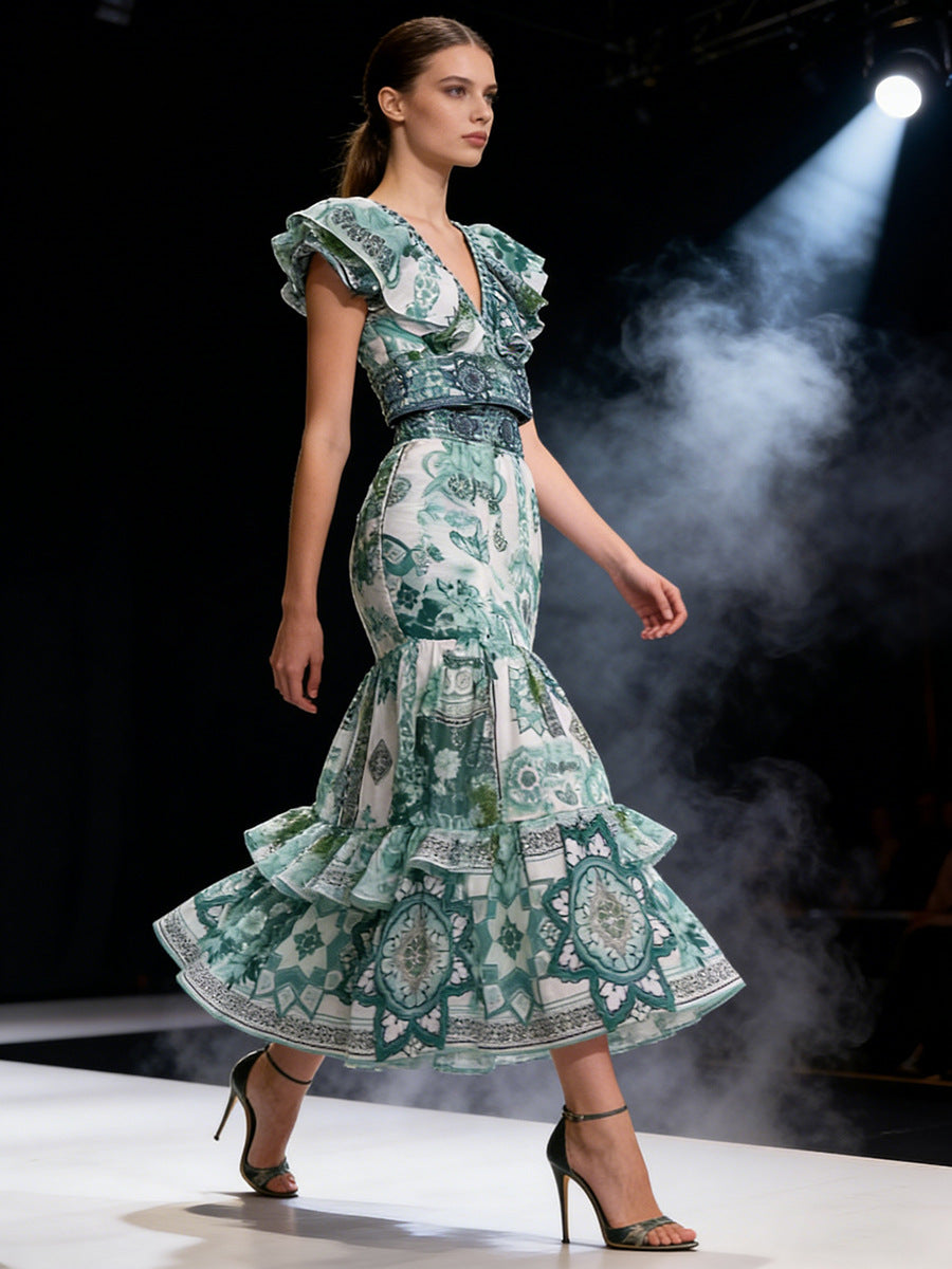 Tile Maxi Dress