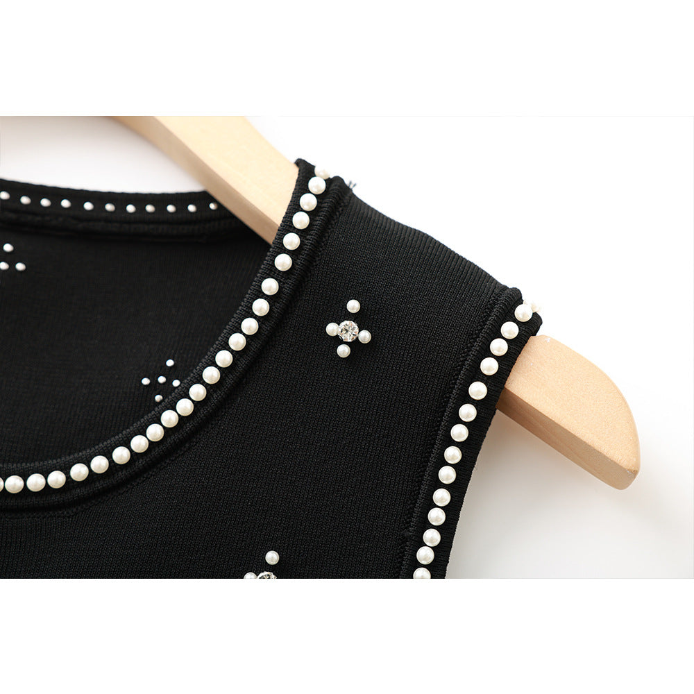 Vest Long Dress Slim-Fit Dress