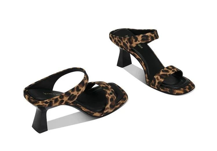 Leopard Elegance Mid Heels