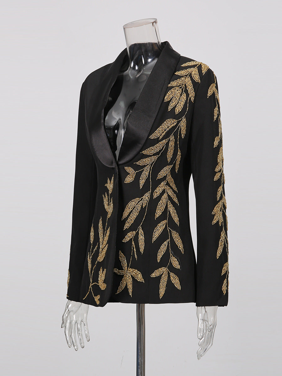 Gilded Leaf Blazer