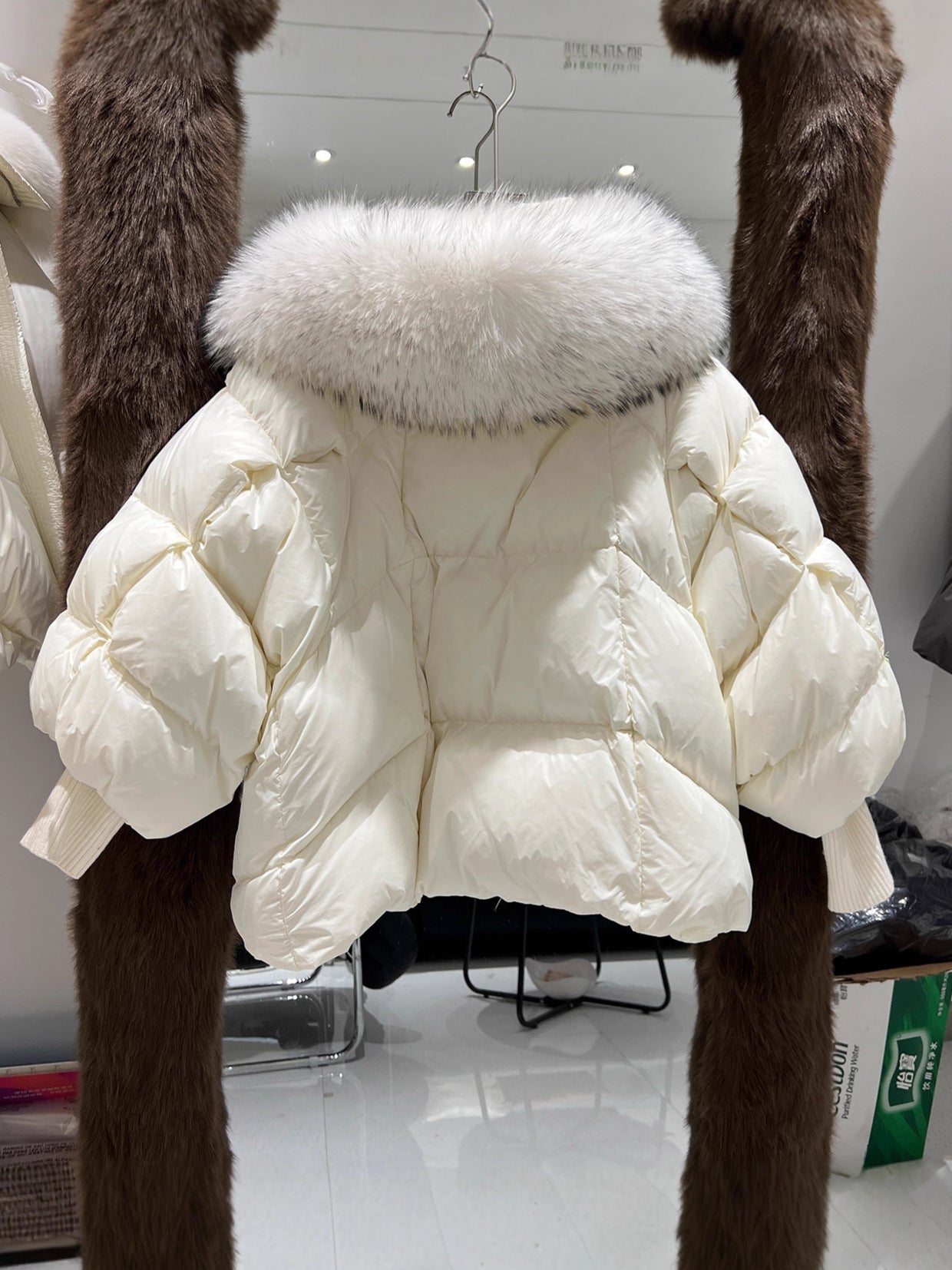 Loose thickened fashion duck down jacket