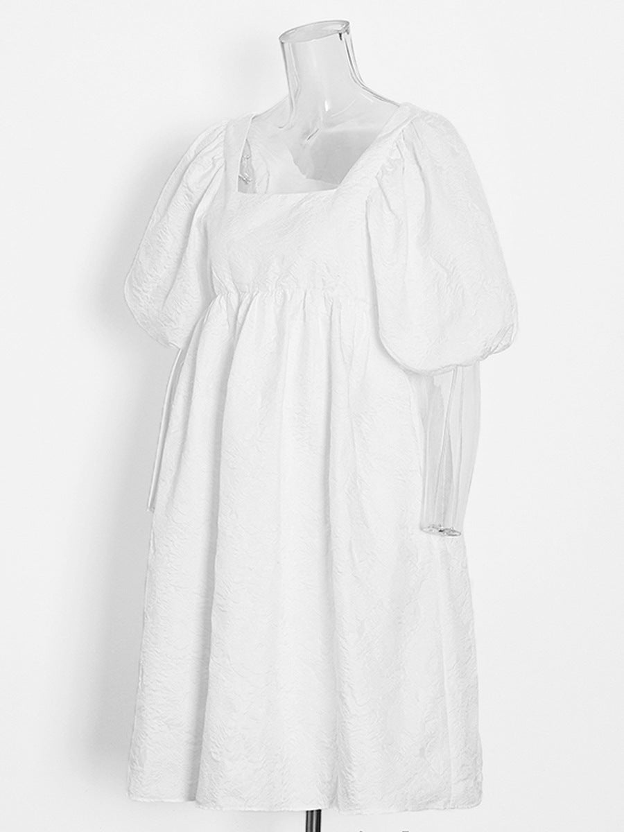 Pearl Babydoll Mini Dress
