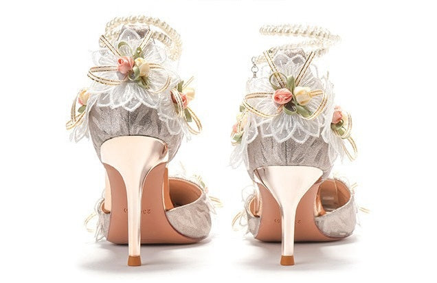 Lady Banquet Bridesmaid Shoes High Heels