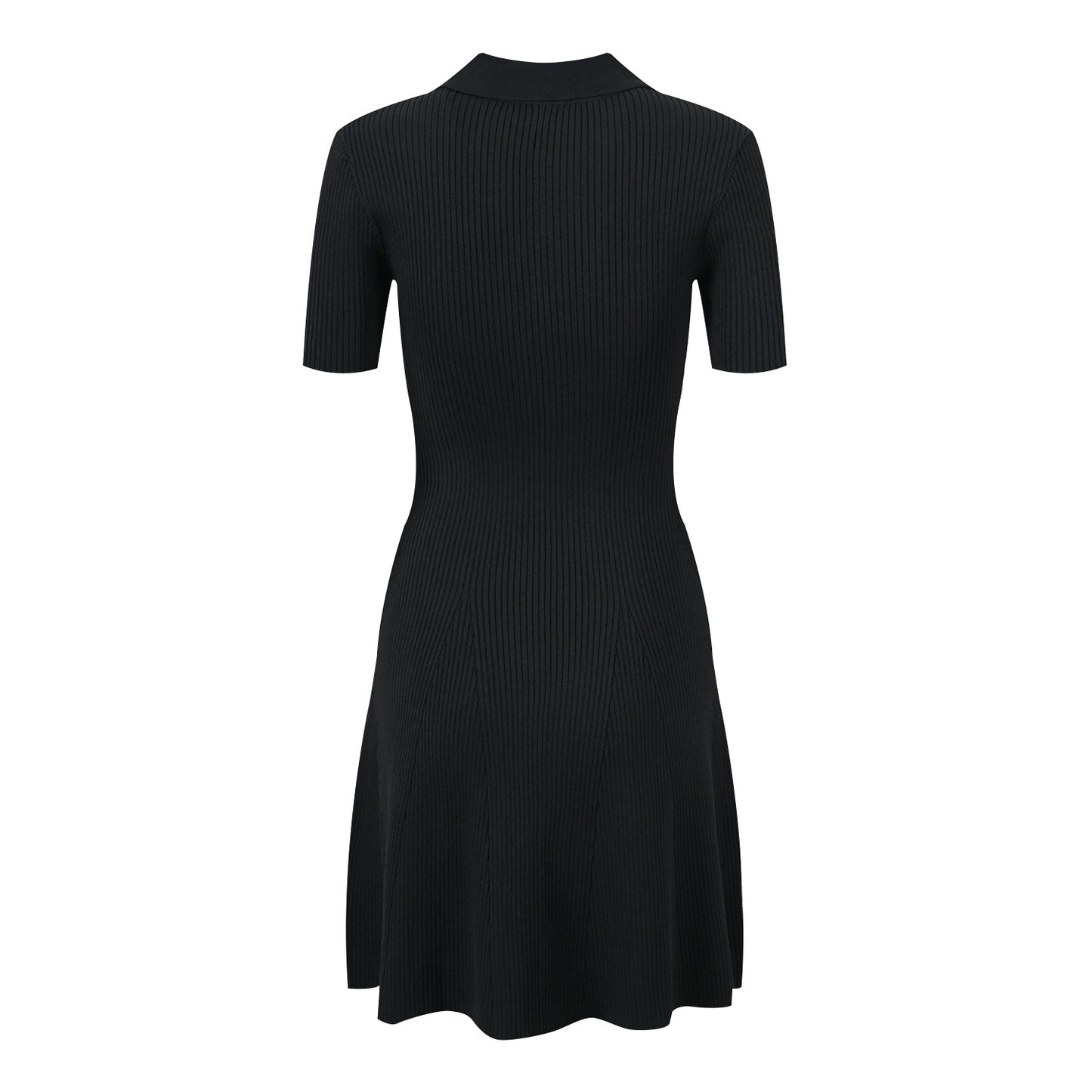 V-neck cinched waist slim Dress