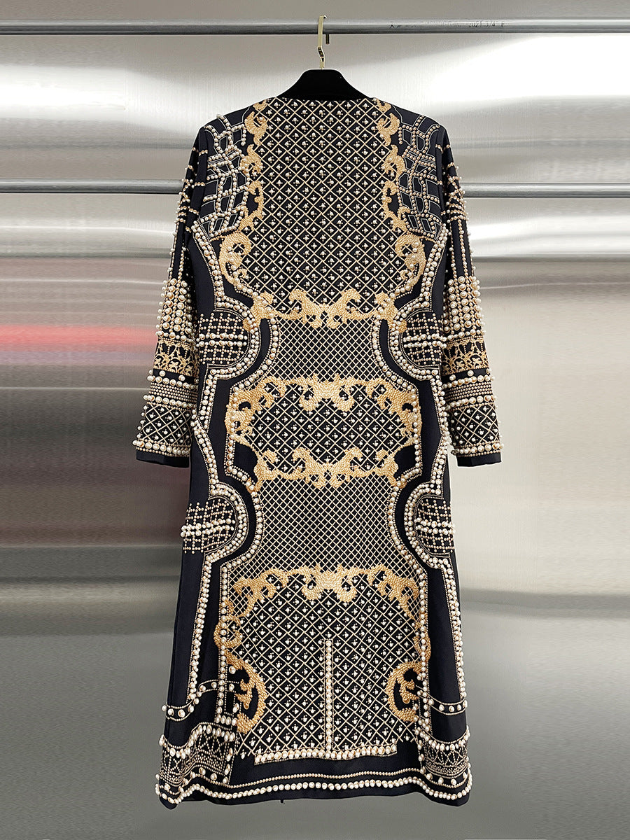Baroque Gold Gown Coat