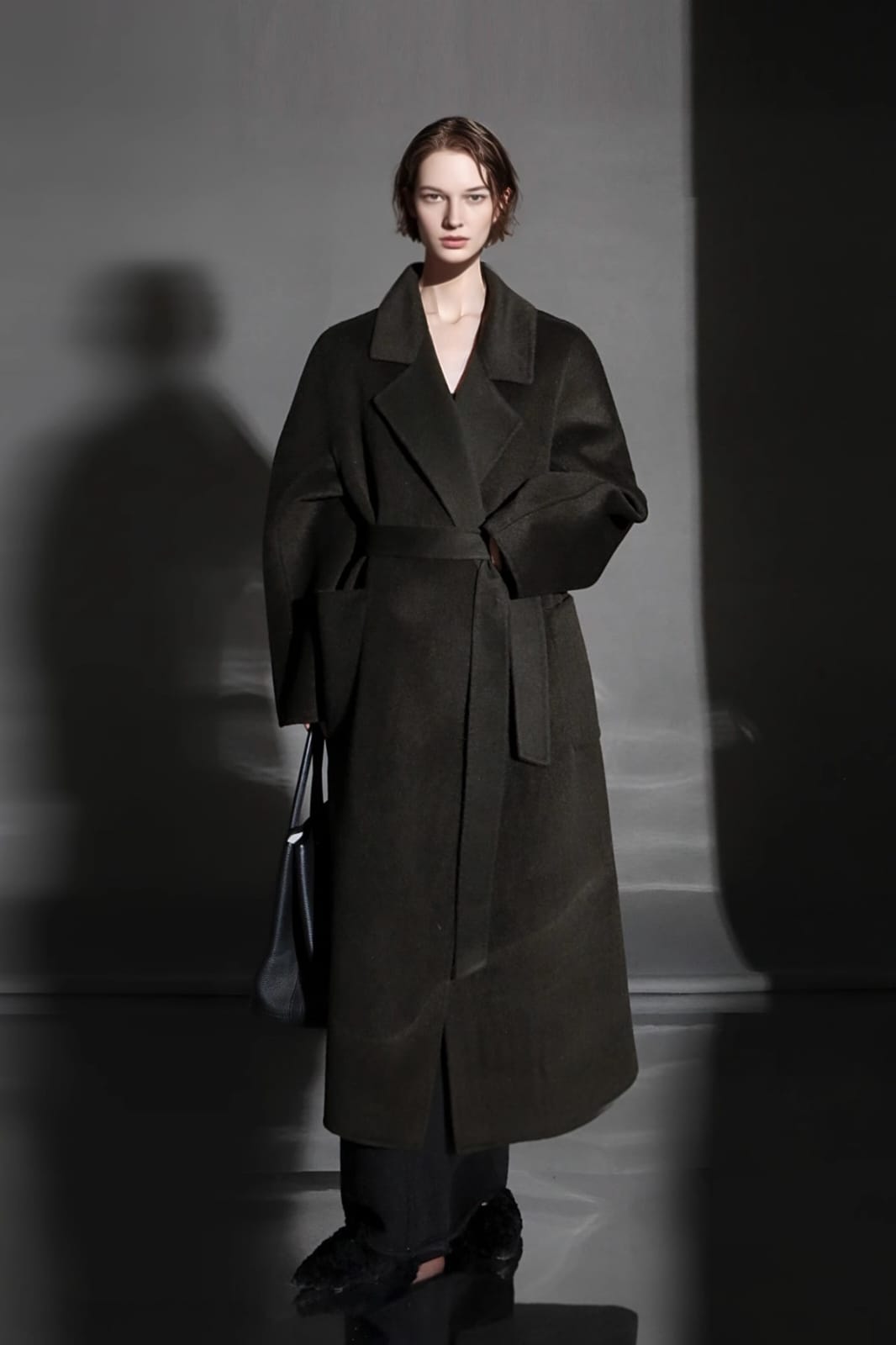 Alpaca jacket long coat