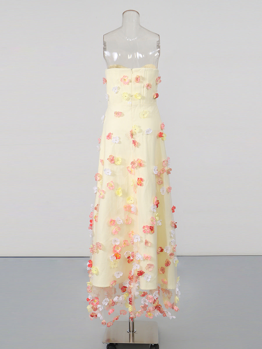 Lemon Bloom Petal Dress