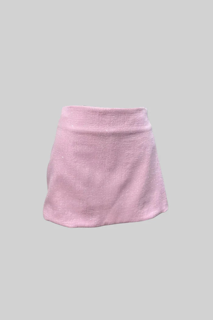 Mini robe corset avec arc arrière surdimensionné - rose