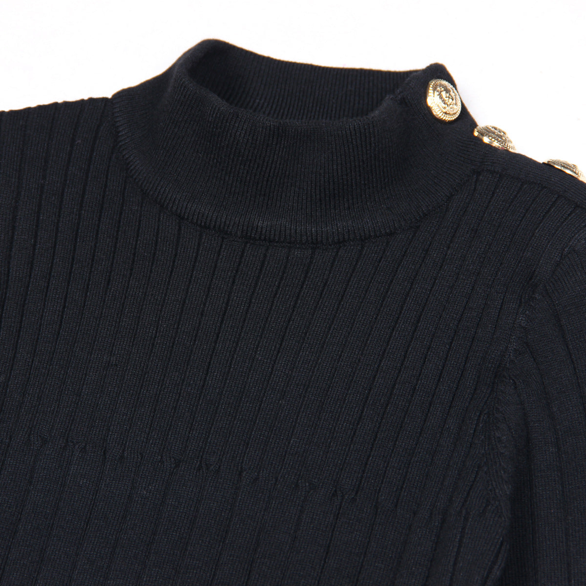 Buckle  Slim Long Knit dress
