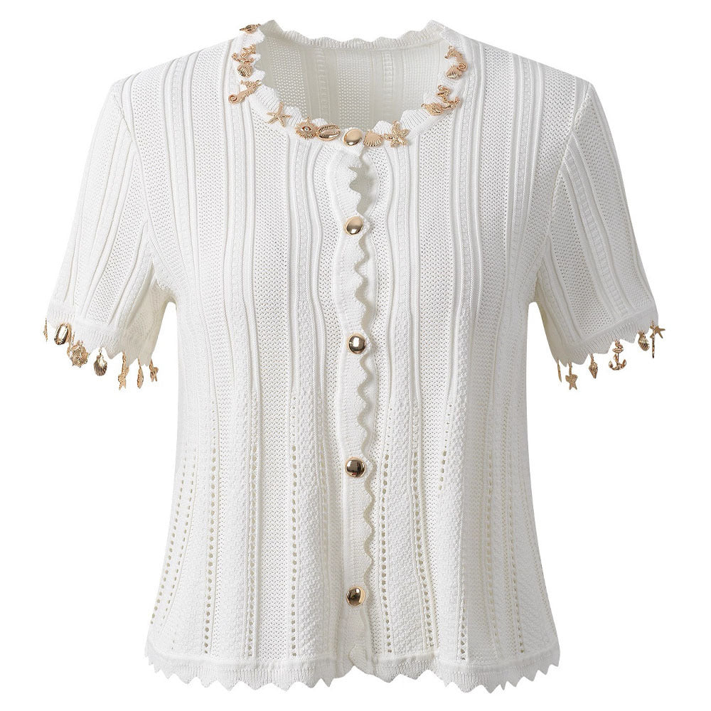 Cardigan + Sleeveless Pullover Waist-Cinching Dress Two-Piece Set