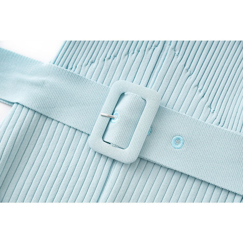 Zhong small round neck  dress