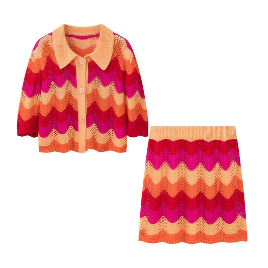 Polo Coll Swirt tricot à collier mono-pont