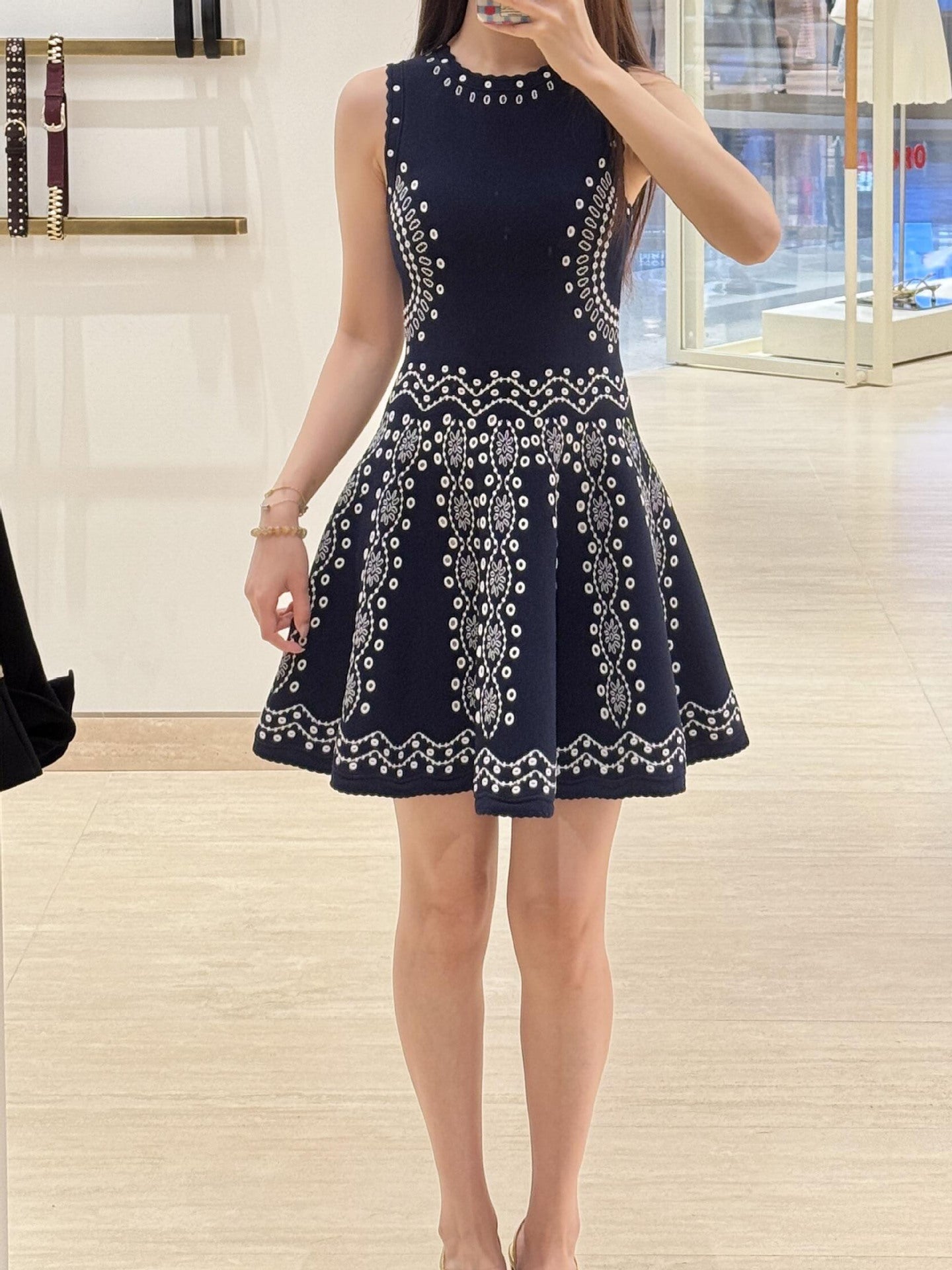 Neckline Slimming Dress