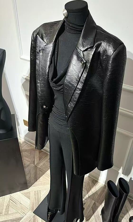 Two Piece Leather Jacket