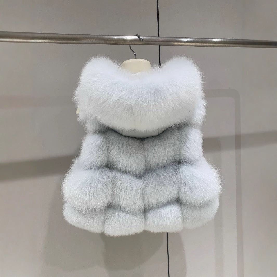 Fur bread cubes  jacket