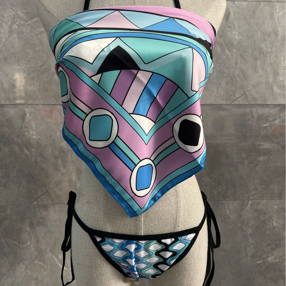 Swimwear Bikini  styles- blue