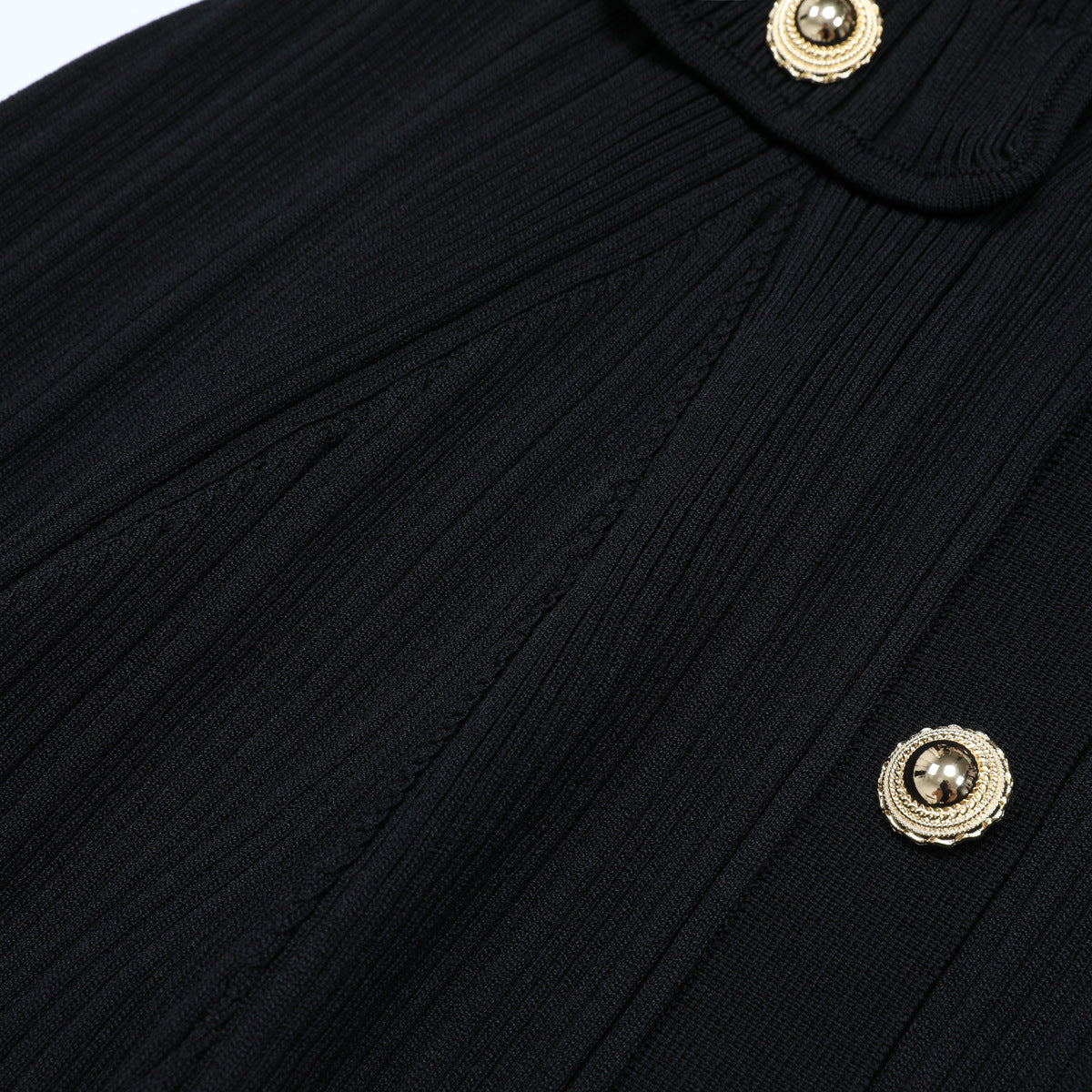 Knitted Belt Slim-Fit Elegant Short Dress