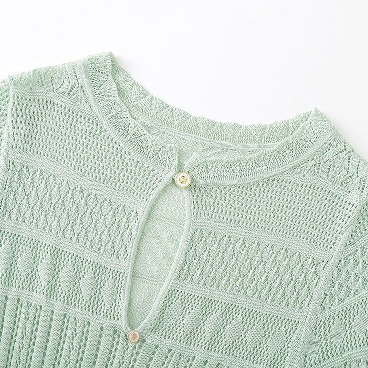 Ribbed Long Hip Wrap Waist dress