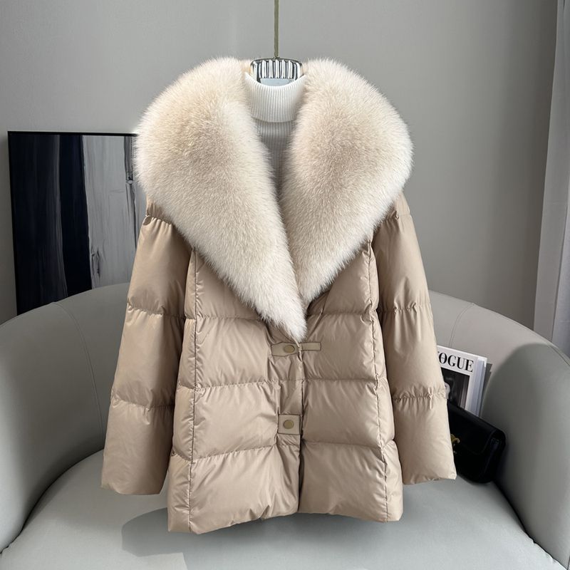 White goose down jacket