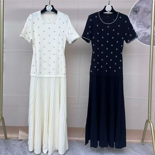 Two-piece splicing dress