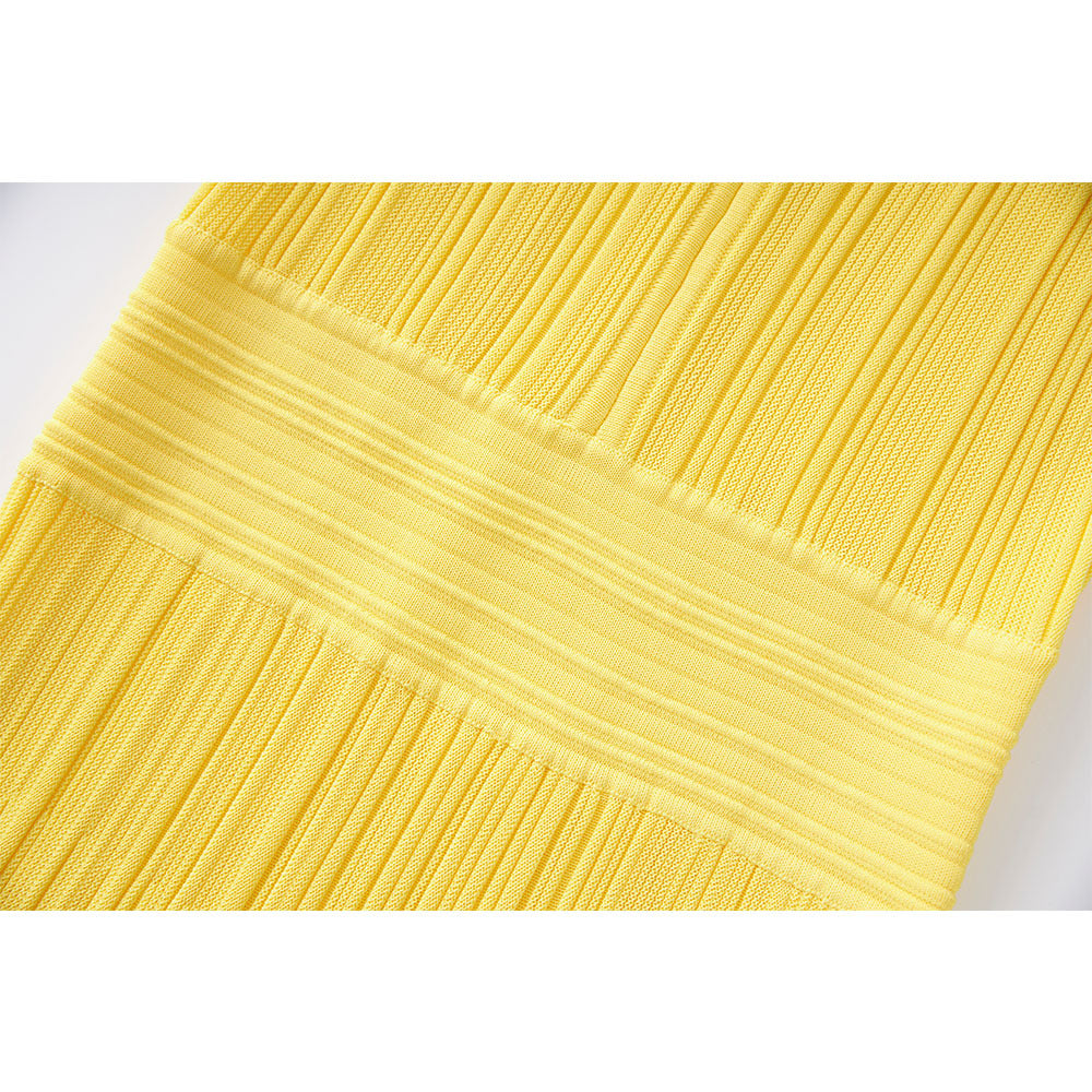 Yellow Flattering Dress