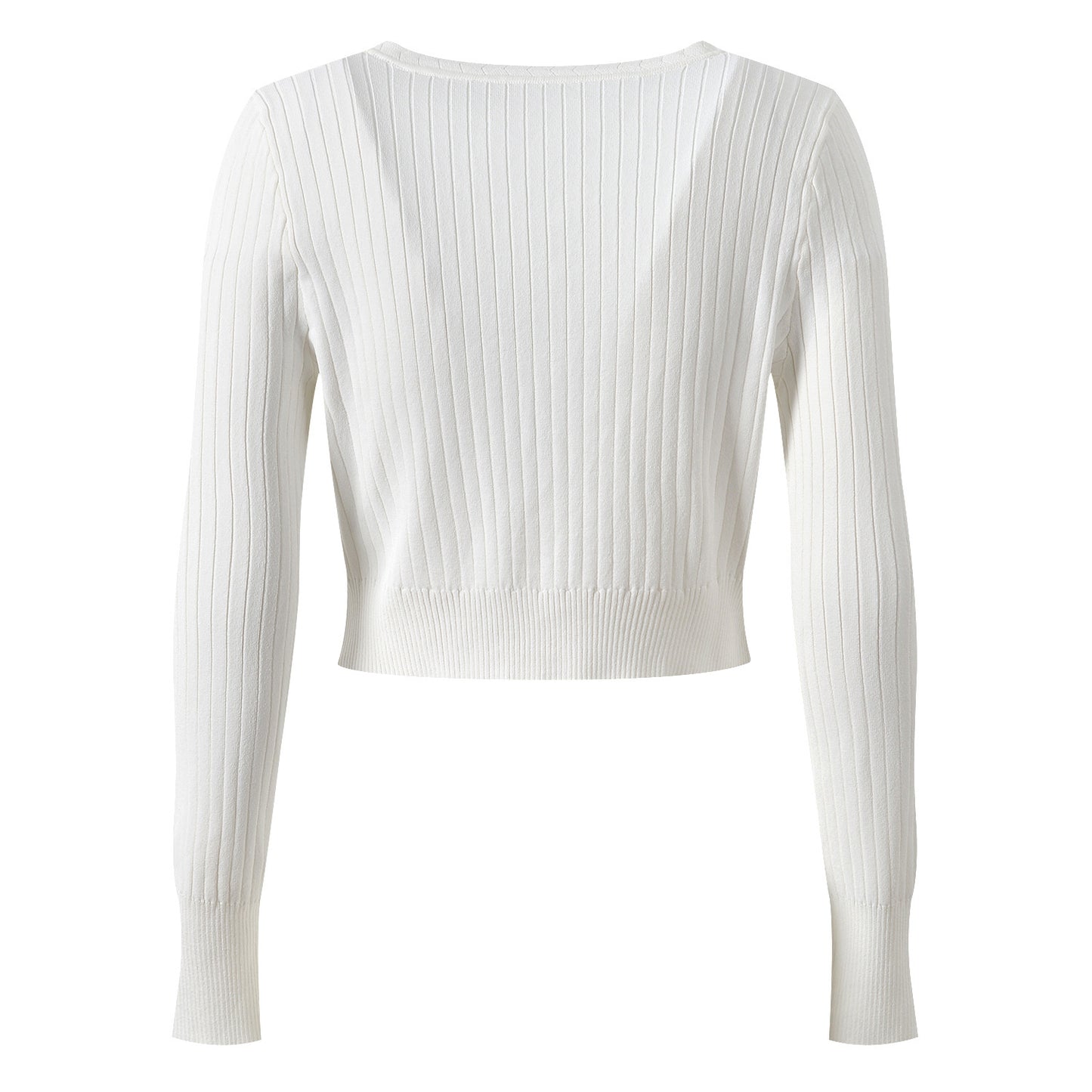 Knit Slim-Fit Cardigan + Sleeveless Backless Dress Set