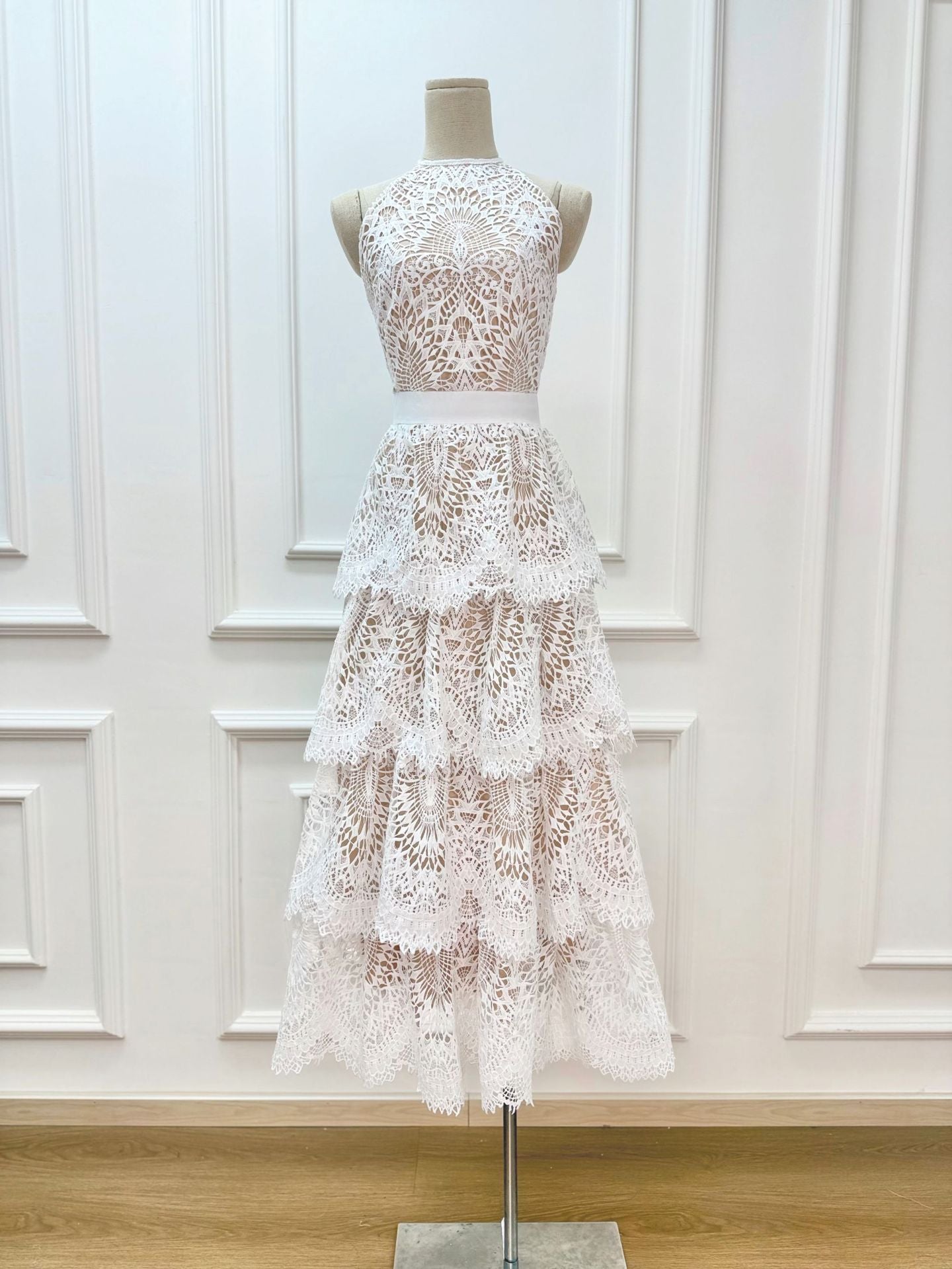 Water-Soluble Embroidery Dress