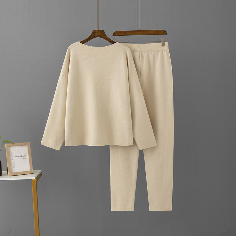 One-shoulder woolen suits