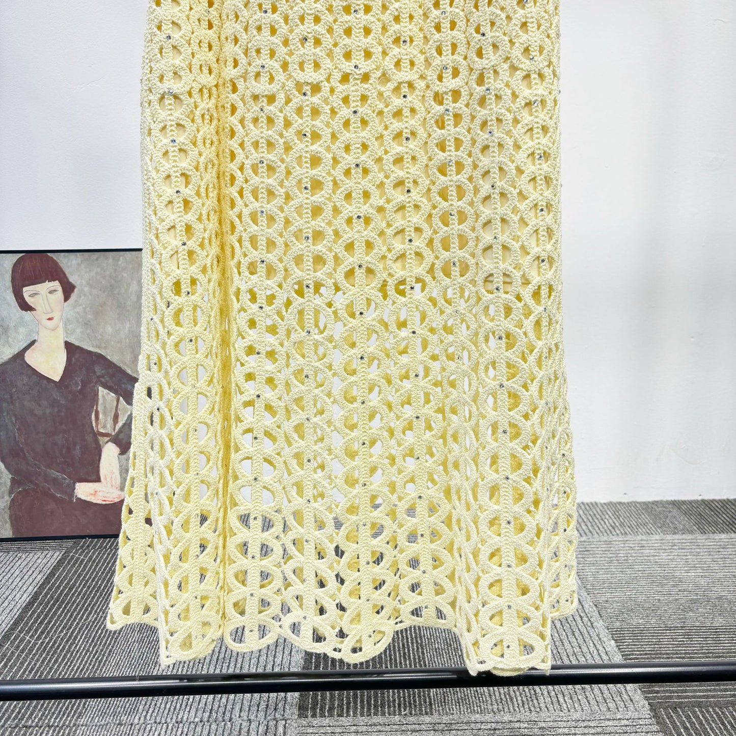 Hollow-Out Design dress