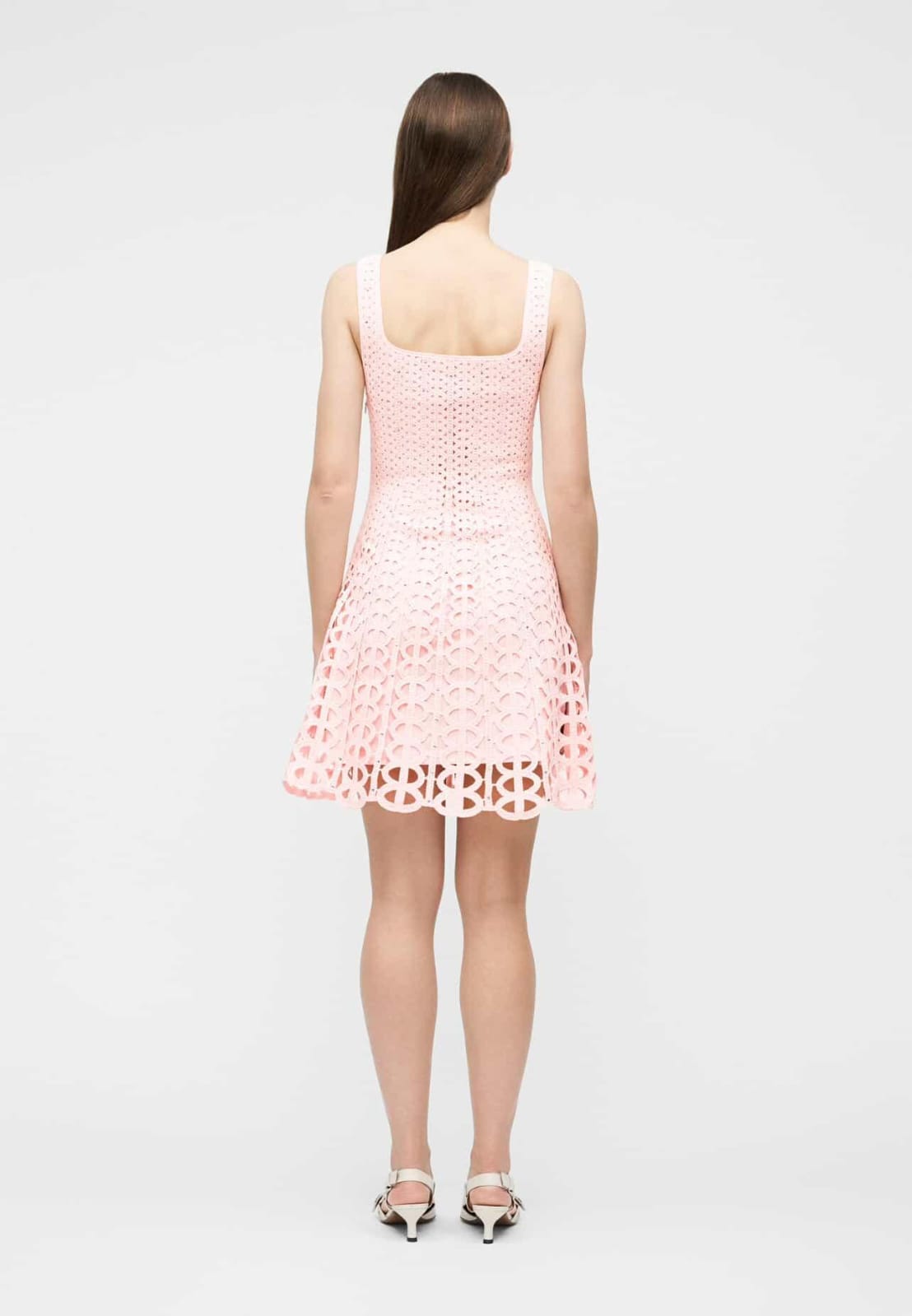 Openwork Knitted mini dress