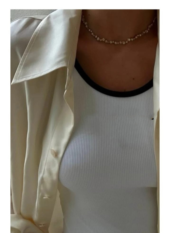 Chantelle Geribde Stretch Eendelig Badpak - Wit