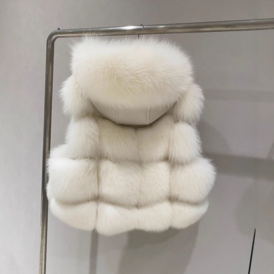 Fur bread cubes  jacket