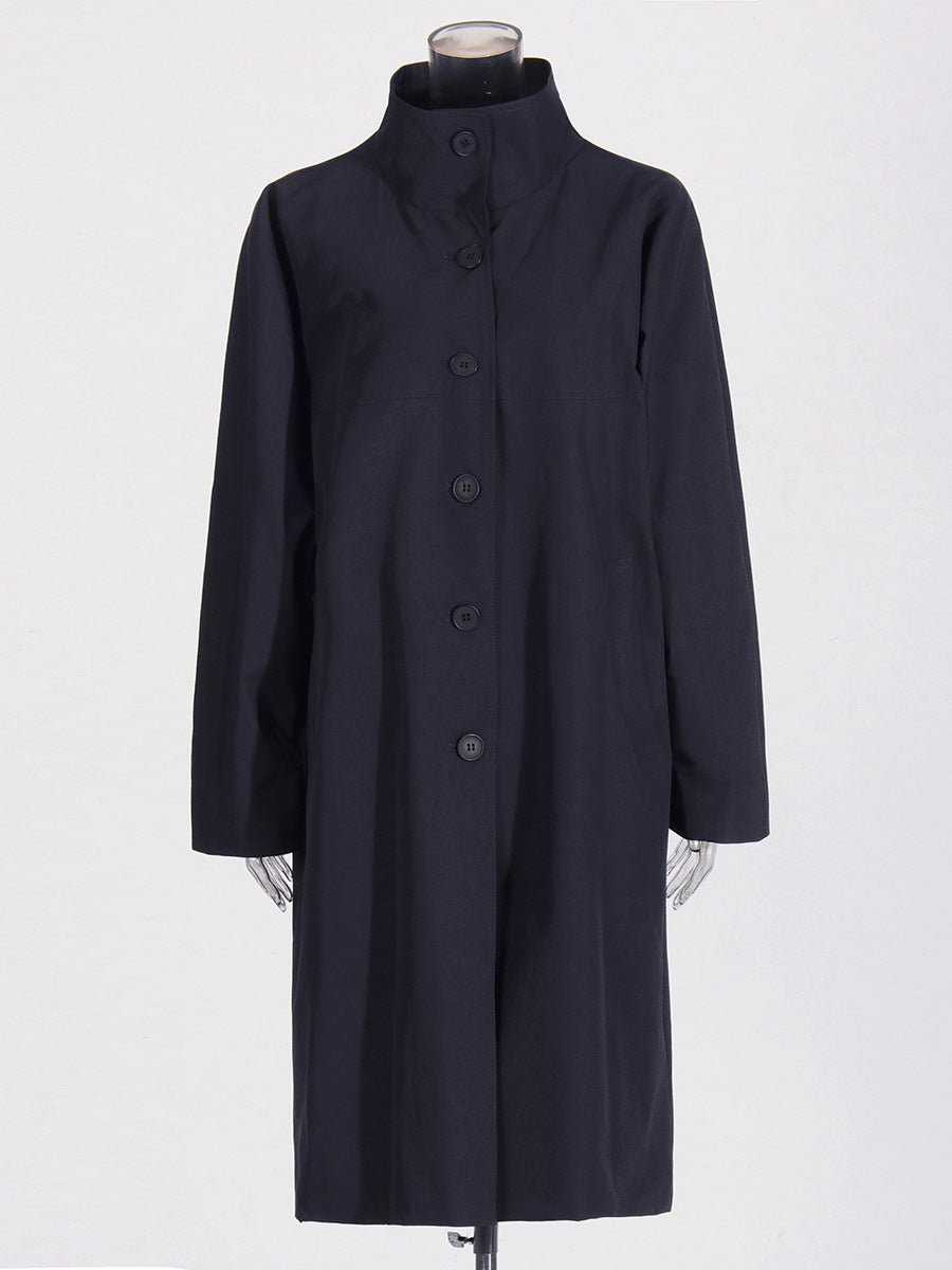 Stand-up collar  jacket