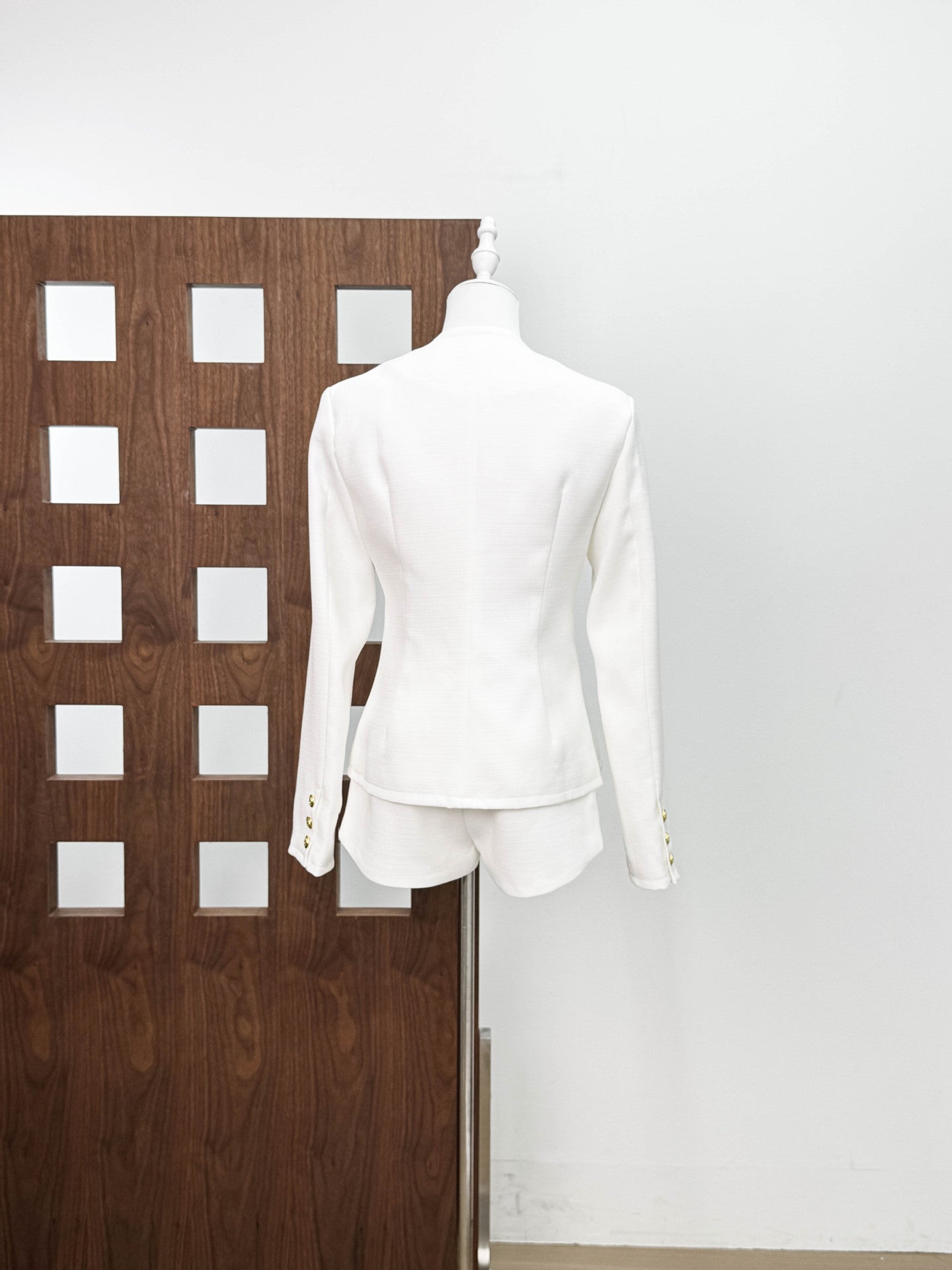 women's casual blazer shorts suit