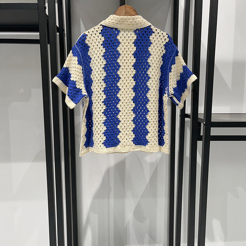 Lapel Shirt Pantsuit