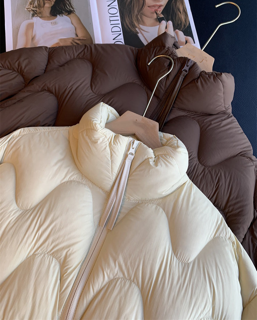 Stain-proof puff down jacket