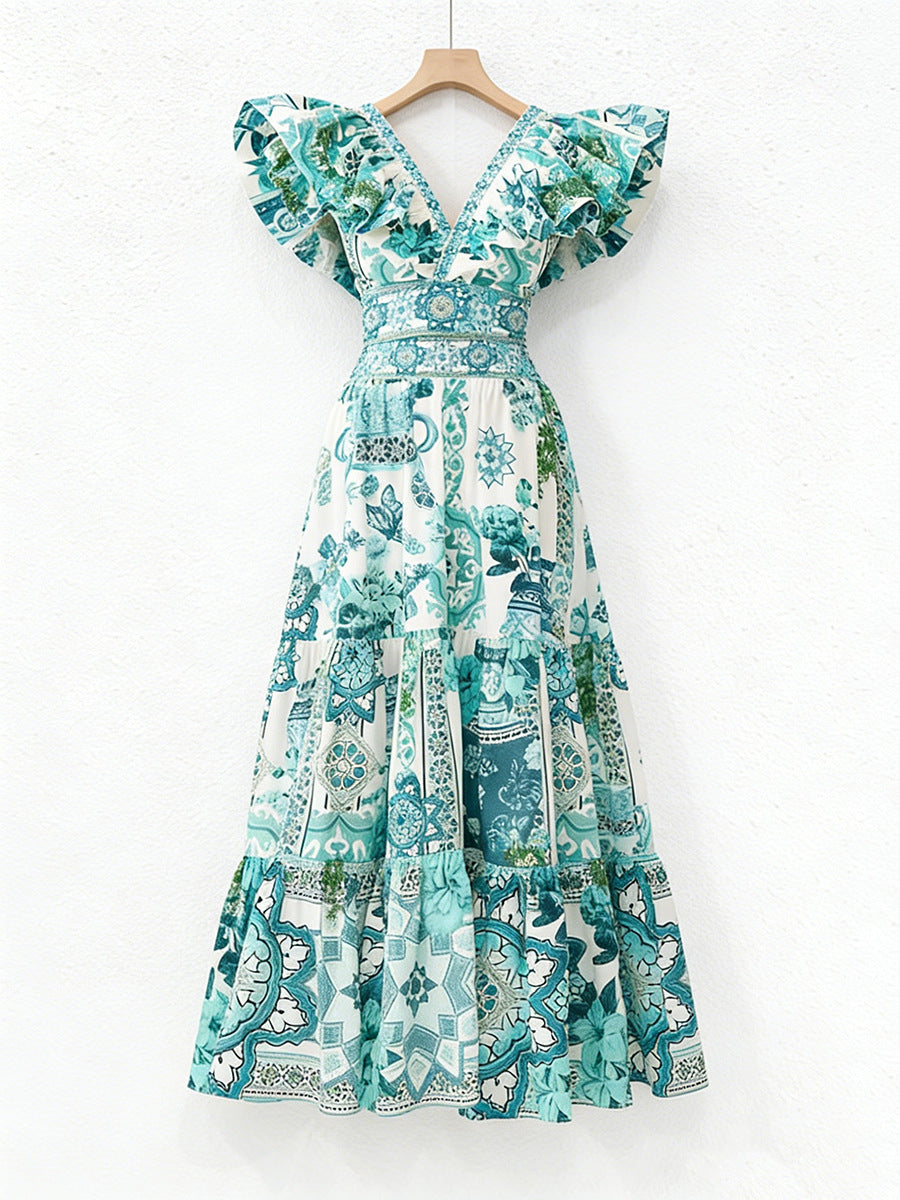 Tile Maxi Dress