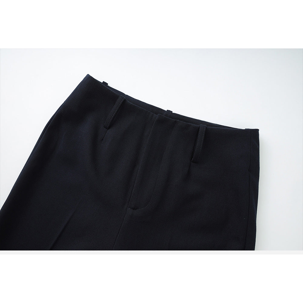 Two-Piece Set with Slightly Flared Elegant Trousers