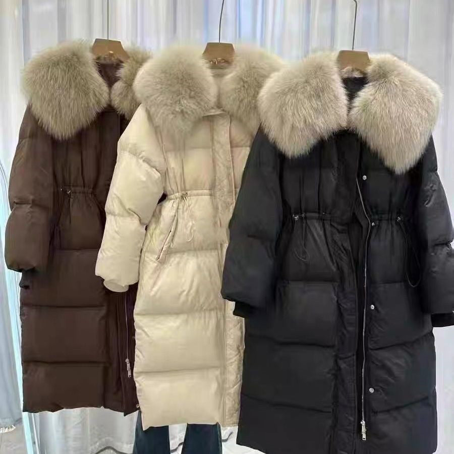 Waist slimming  fur fox  new jacket