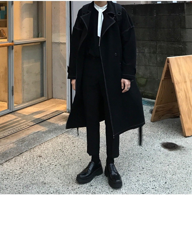 Over-the-Knee Black Coat