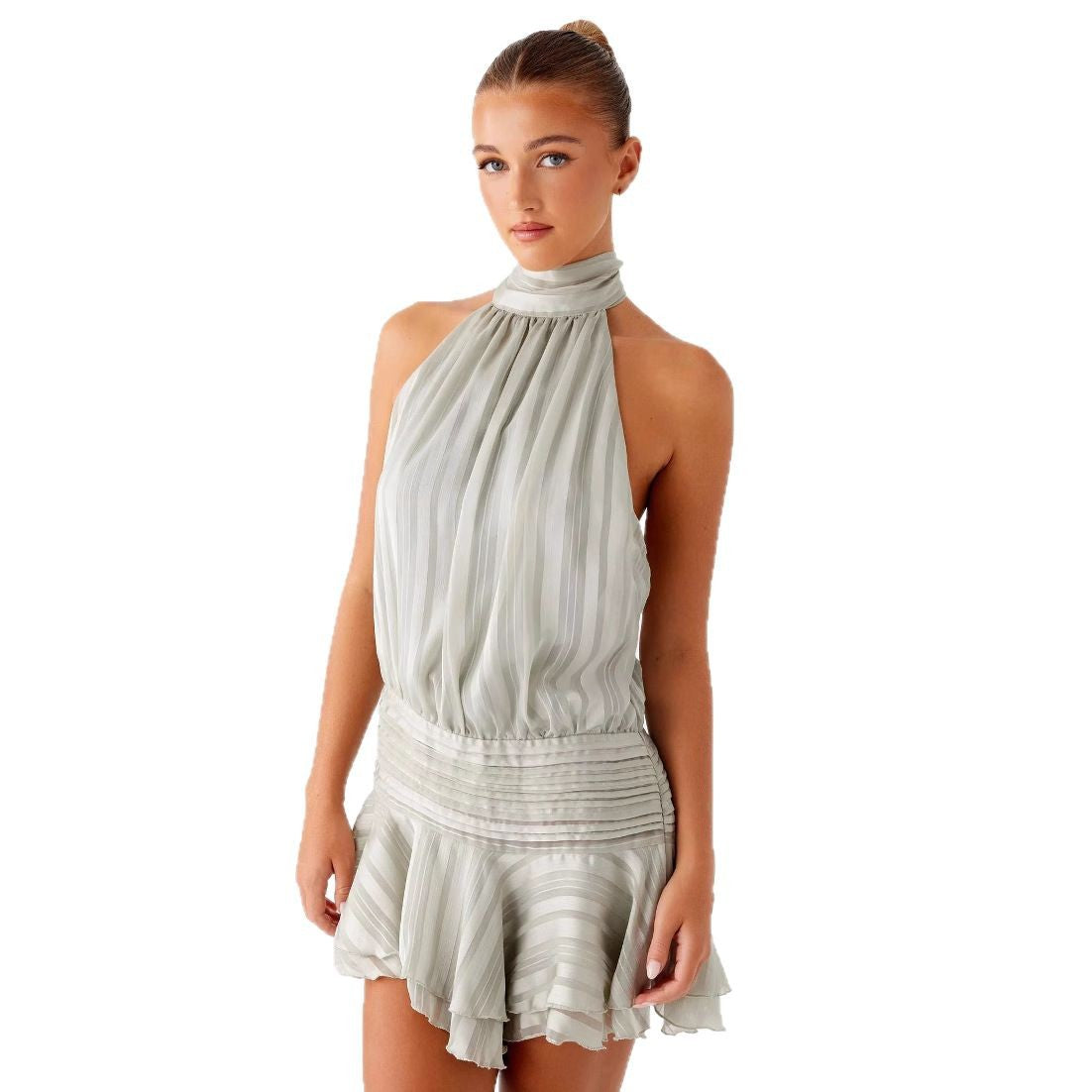Nojoud Bine Backless Kleid