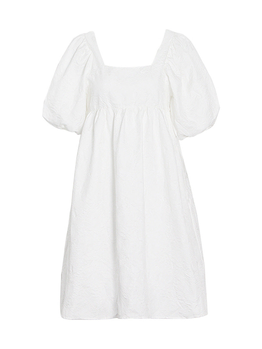 Pearl Babydoll Mini Dress