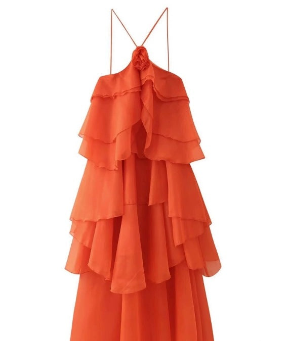 Nojoud Flower Mini Kleid