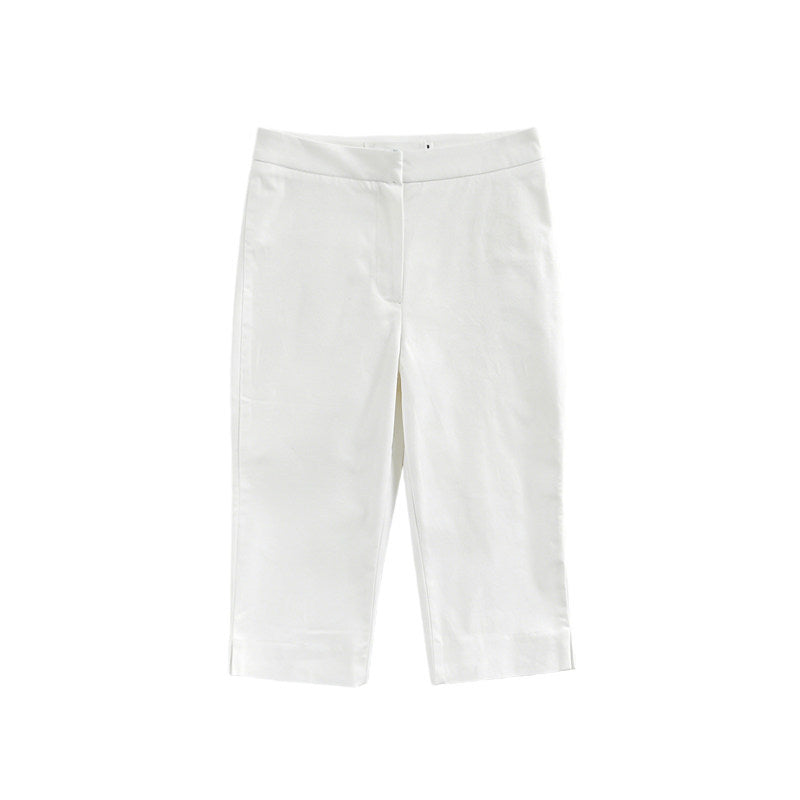 Workwear Slimming Straight-Leg  capri