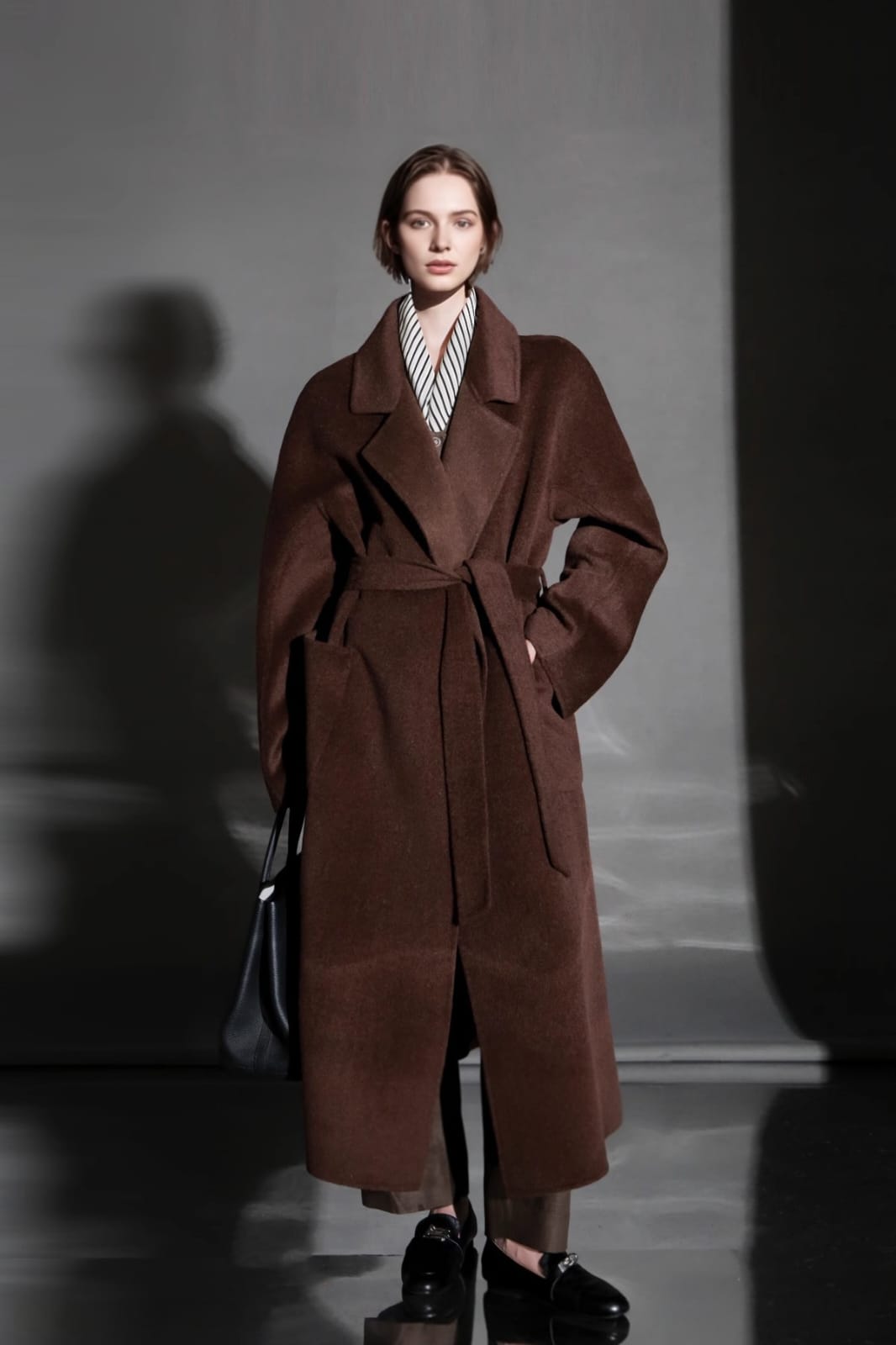 Alpaca jacket long coat