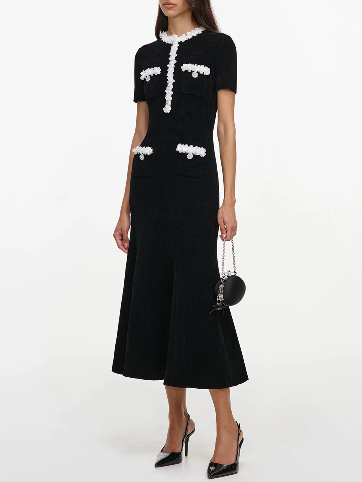Midnight Blossom Dress