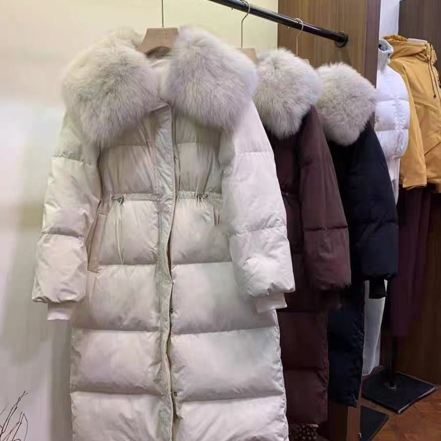 Waist slimming  fur fox  new jacket
