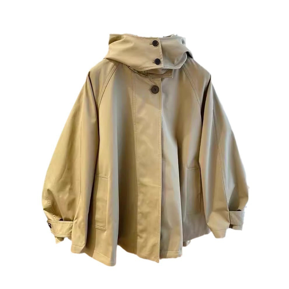 Loose casual hood jacket