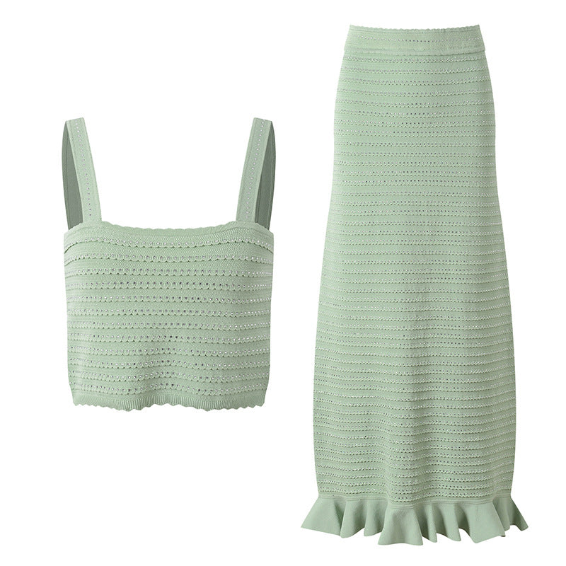Slim-Fit Slimming Short Vest overskirt suit